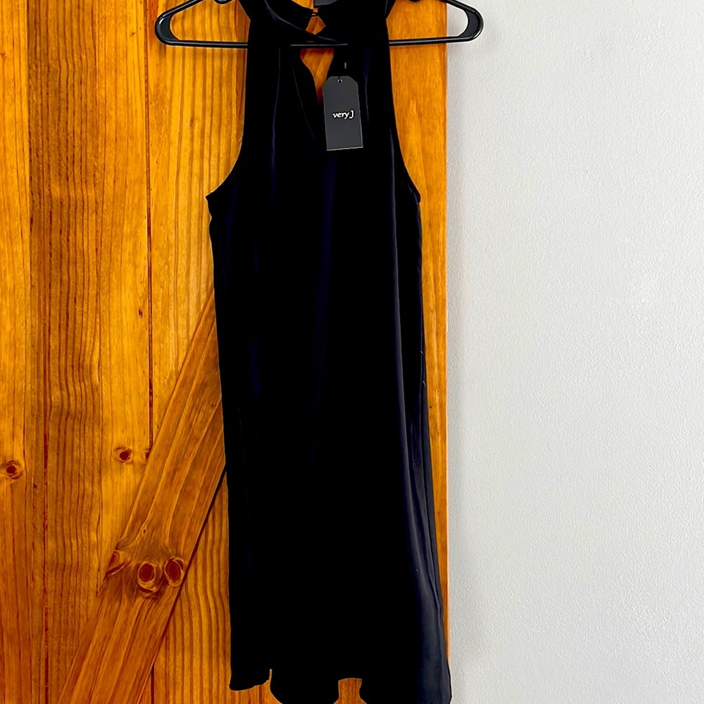Size Small, black swing dress
